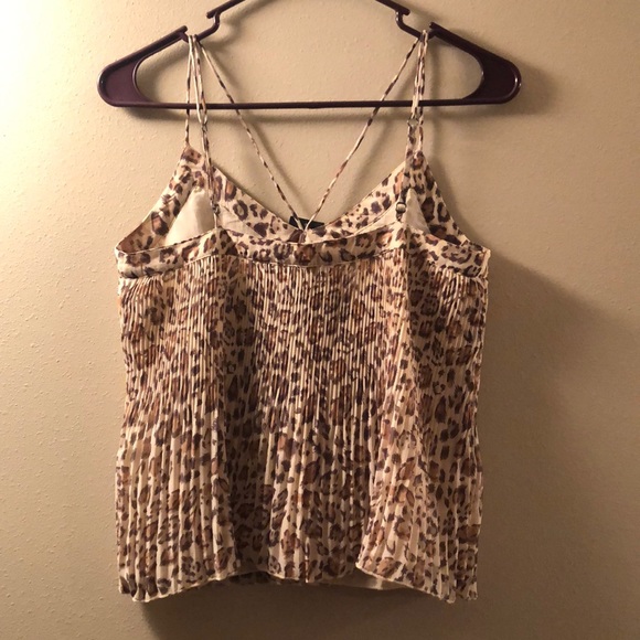 Ruffled Cheetah Print Tank Top - Picture 3 of 3